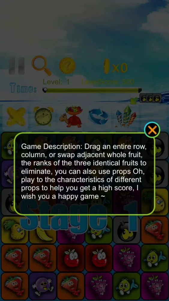 Captures d'écran de Fruits shooter game - simple logical game for all ages HD Free