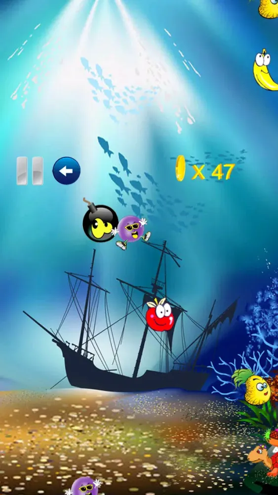 Captures d'écran de Fruits shooter game - simple logical game for all ages HD Free