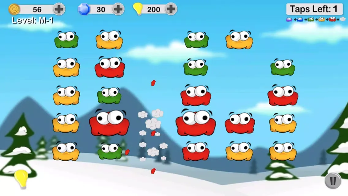 Crazy Slimes logical game Ekran Görüntüleri