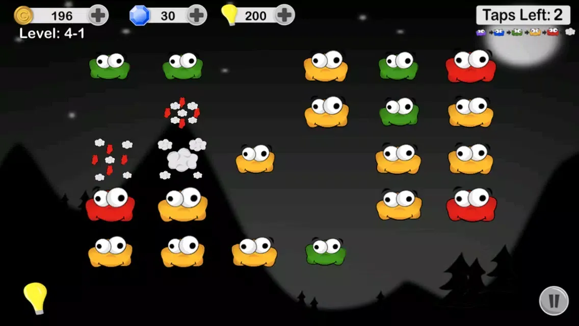 Crazy Slimes logical game Ekran Görüntüleri
