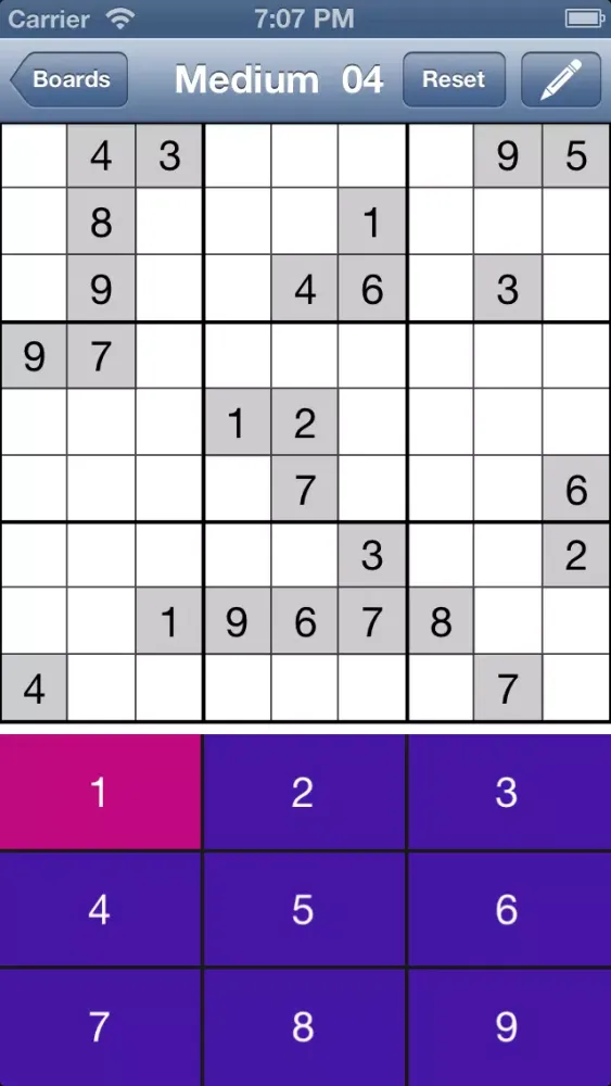 Sudoku (Number Place) - a great way to train your brain and have fun. Free Screenshots