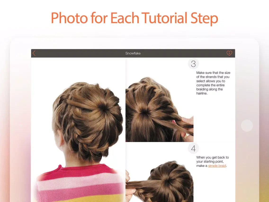 Tangkapan layar Wow Hairstyles for Girls and Young Ladies. 400+ Braid Hair Tutorials for Little Princesses with Step-by-Step Photos iPad 