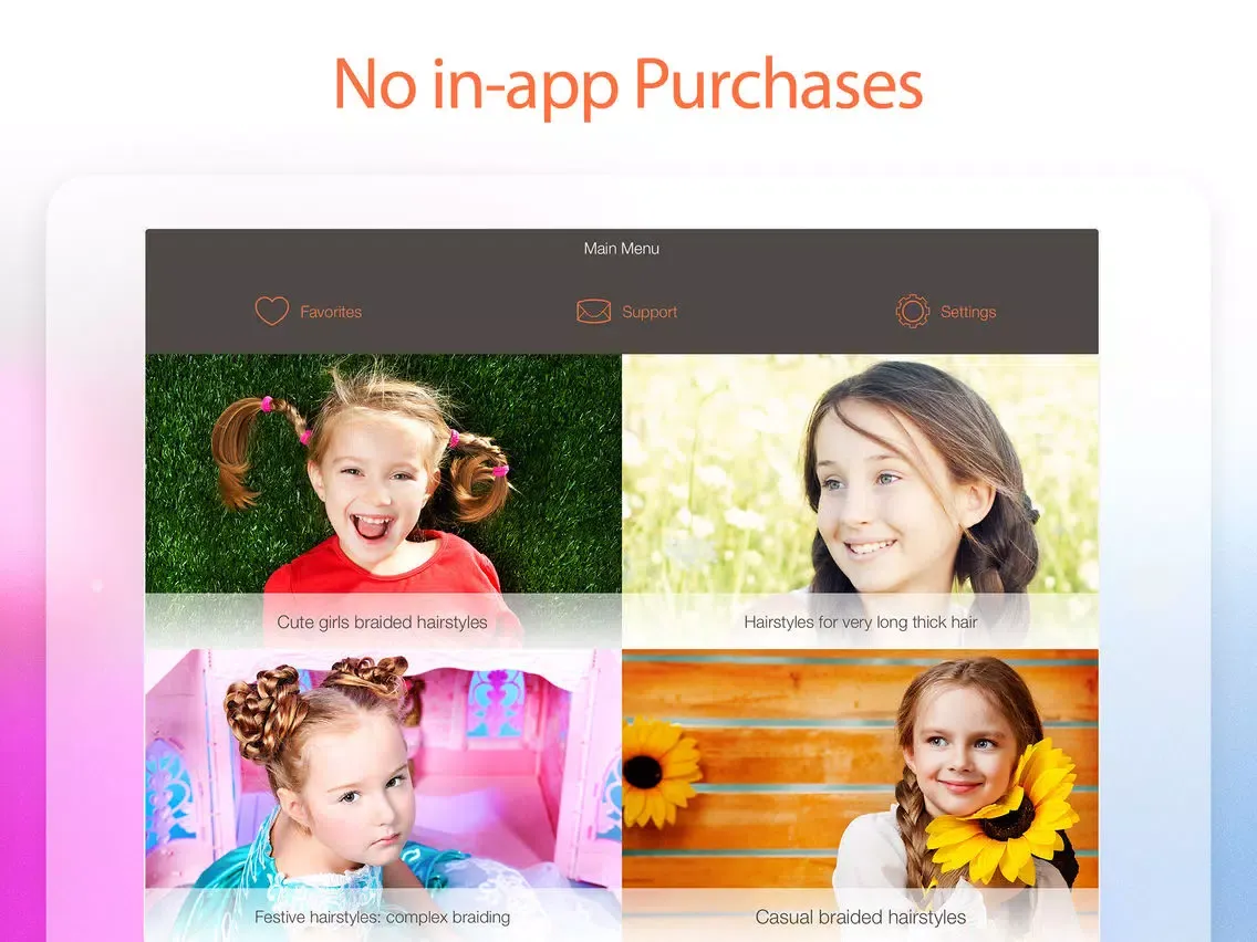 Tangkapan layar Wow Hairstyles for Girls and Young Ladies. 400+ Braid Hair Tutorials for Little Princesses with Step-by-Step Photos iPad 