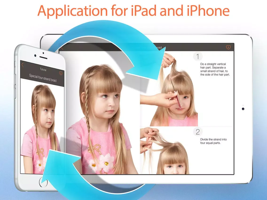 Tangkapan layar Wow Hairstyles for Girls and Young Ladies. 400+ Braid Hair Tutorials for Little Princesses with Step-by-Step Photos iPad 