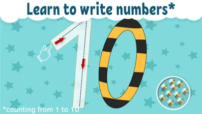 Tangkapan layar Learning numbers for kids 123