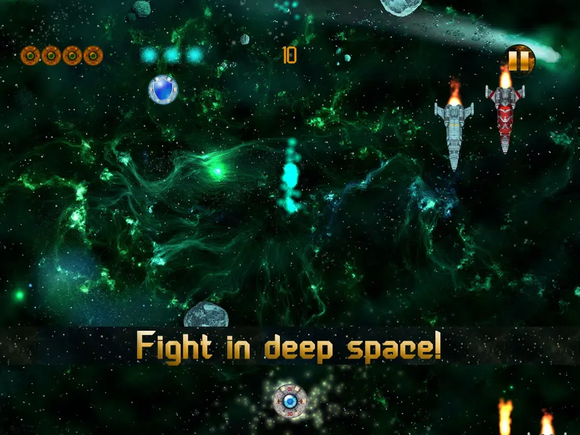 Capturas de tela do Haunt The Planet - infinite space battle iPad 