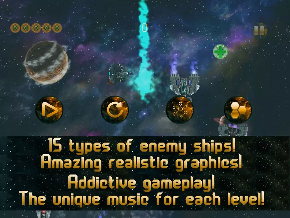 Capturas de tela do Haunt The Planet - infinite space battle iPad 