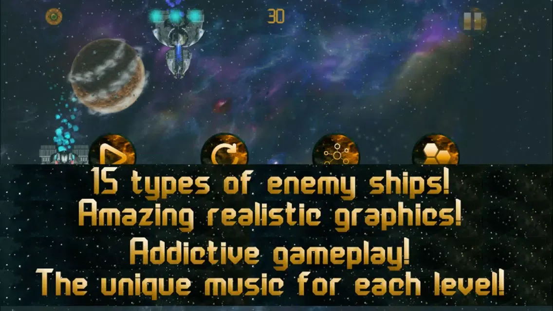 Capturas de tela do Haunt The Planet - infinite space battle