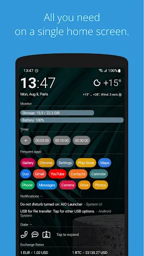 AIO Launcher 스크린샷