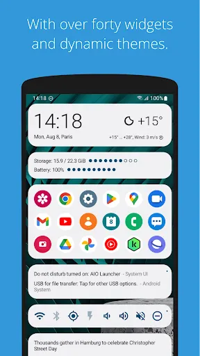 AIO Launcher 스크린샷