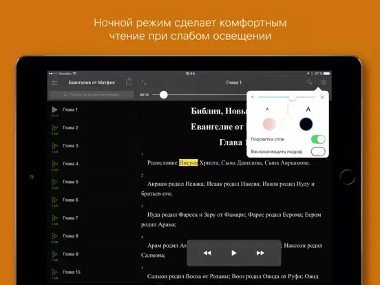 Евангелие от Матфея. Полный iPad  স্ক্রিনশট