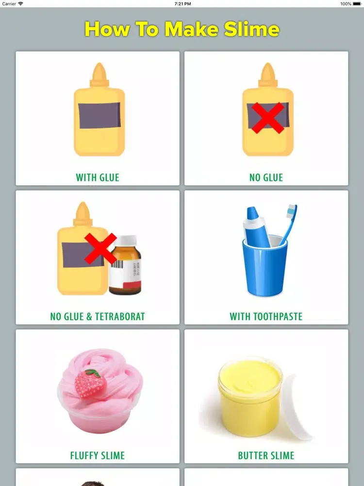 Ảnh chụp màn hình của How to make a slime iPad 