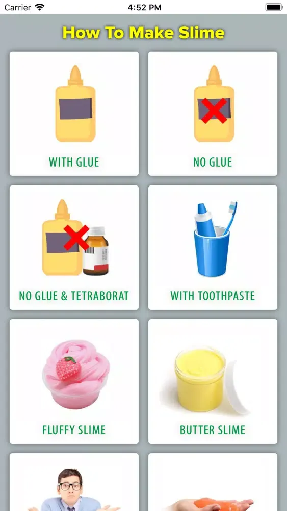 Ảnh chụp màn hình của How to make a slime