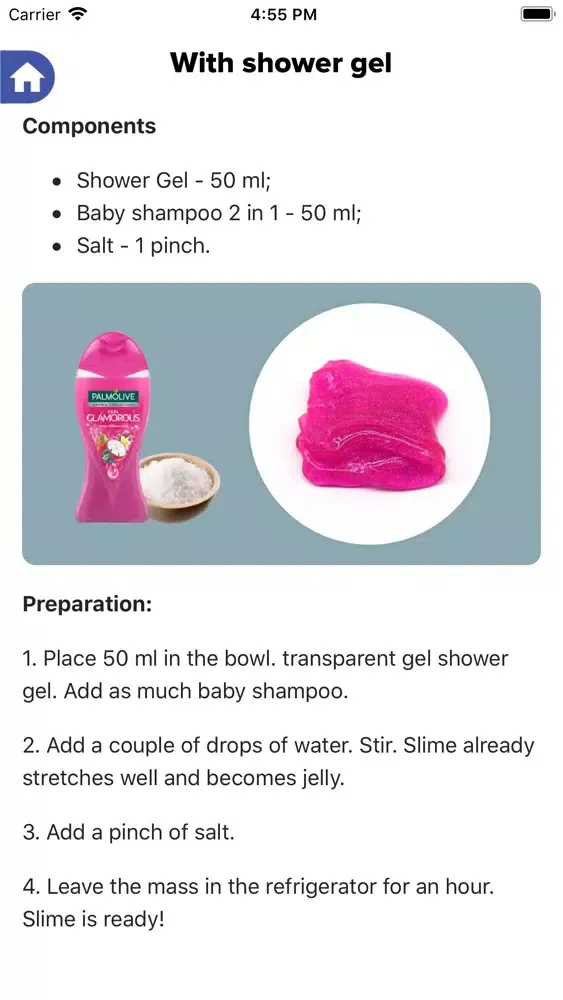 Ảnh chụp màn hình của How to make a slime