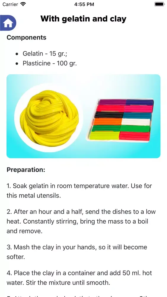 Ảnh chụp màn hình của How to make a slime