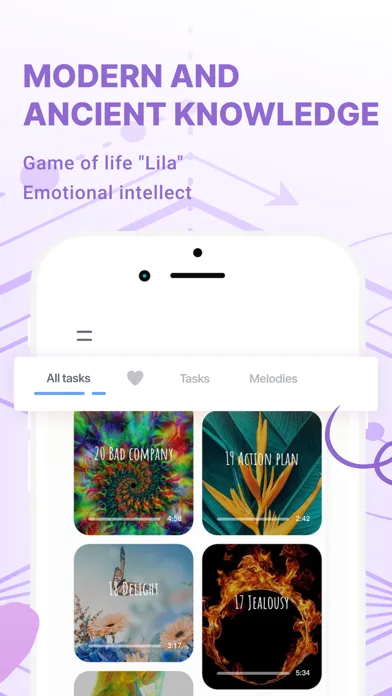 Zrzuty ekranu Flow Mindfulness game Lila