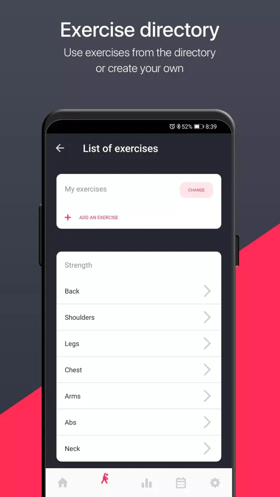 Workout log Fitnote24 سکرین شاٹس