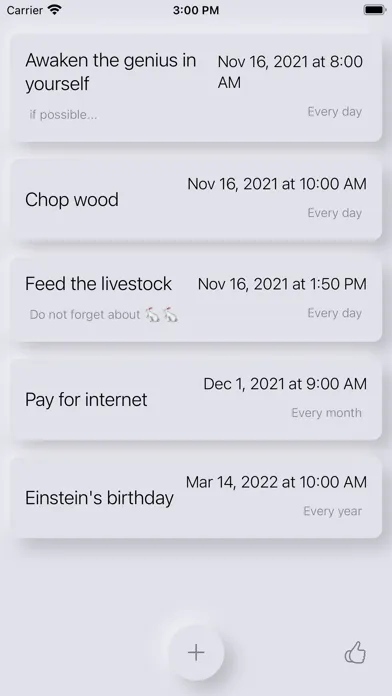 Capturas de pantalla de Reminder, simple & useful