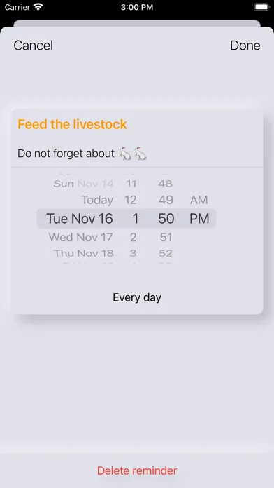 Capturas de pantalla de Reminder, simple & useful