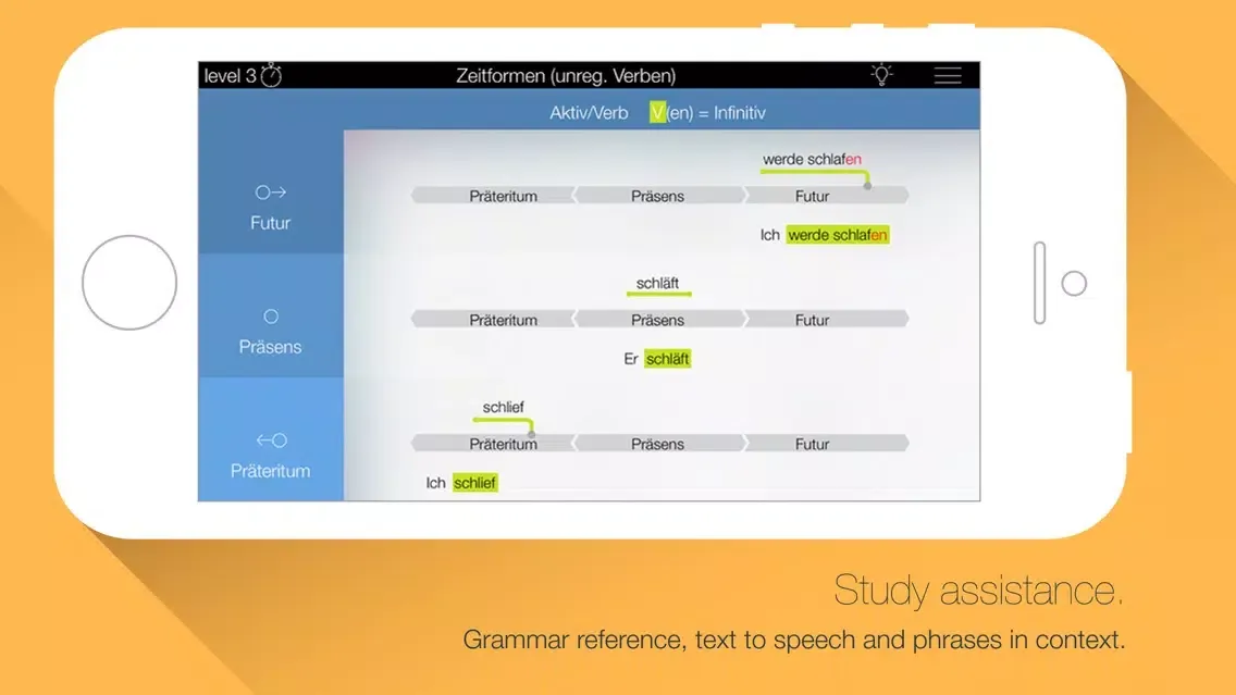 Tangkapan layar Ticwow 2 - Learn German Grammar
