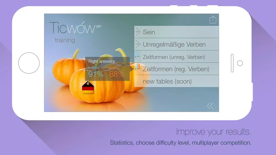 Tangkapan layar Ticwow 2 - Learn German Grammar