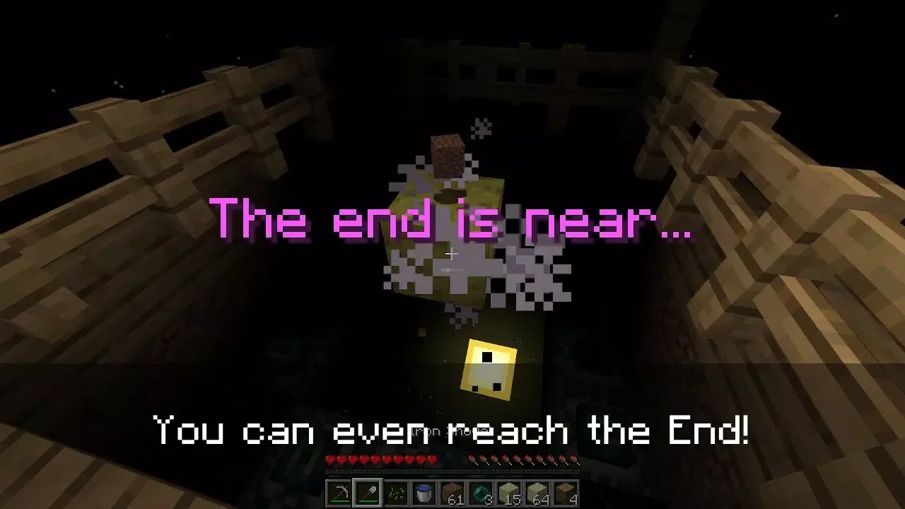 One block survival for MCPE Screenshots