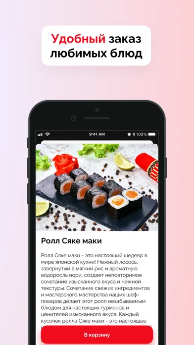 Tangkapan skrin Sushi Jet: Доставка еды