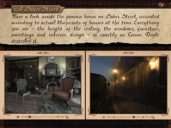 Screenshot di SHERLOCK MOVIEBOOK iPad 