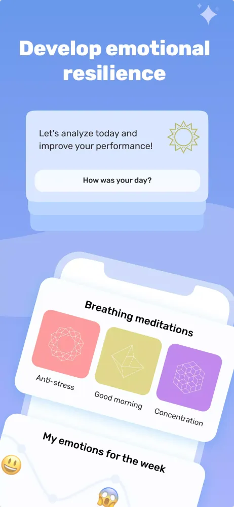 Скриншоты Emotions Diary and Mindfulness