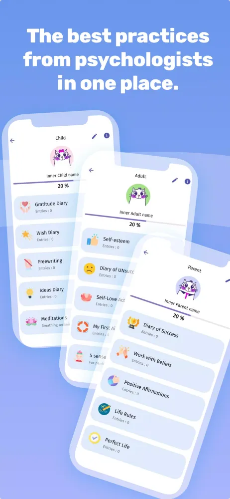 Скриншоты Emotions Diary and Mindfulness