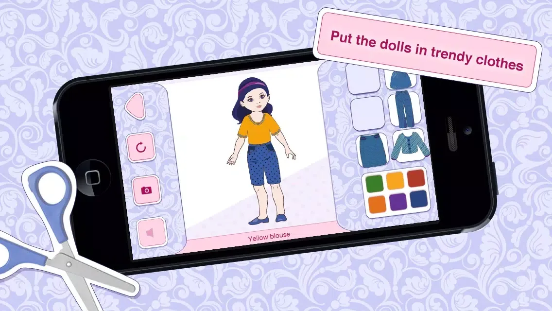 Russian Dolls — dress up the little princesses for iPhone 스크린샷
