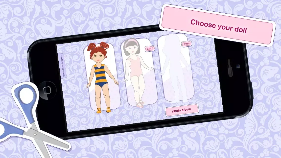 Russian Dolls — dress up the little princesses for iPhone 스크린샷