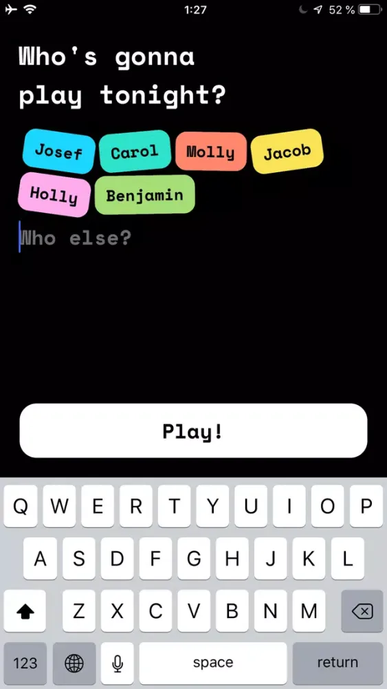 Captures d'écran de Tipsy — drinking adult game