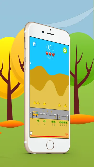 Capturas de tela do Yellow Bus.