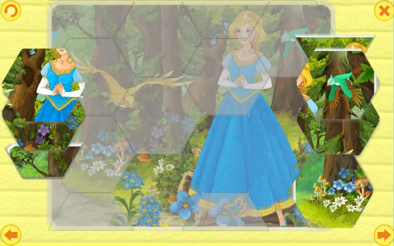 Capturas de tela do Puzzles: Kids mosaic.