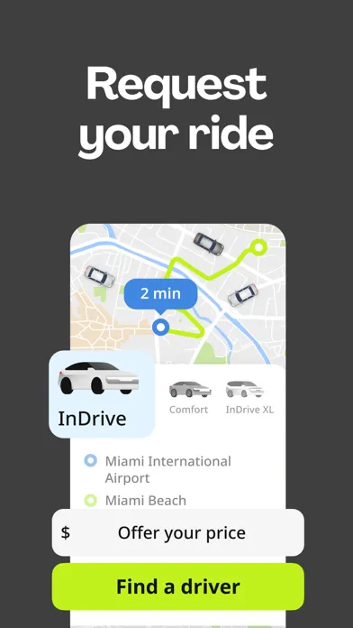 inDrive. Save on city rides Ekran Görüntüleri