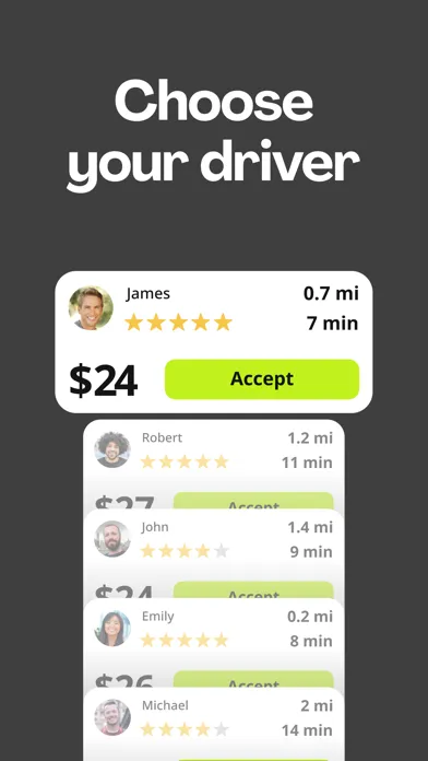 inDrive. Save on city rides Ekran Görüntüleri