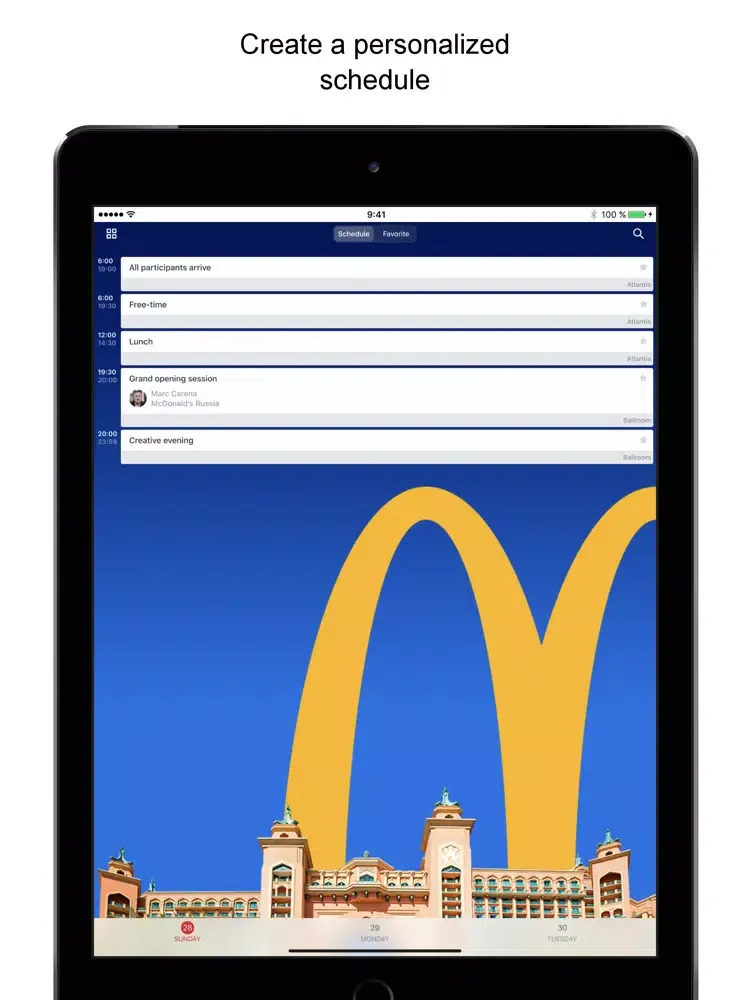 McDonald's Russia Convention iPad  স্ক্রিনশট