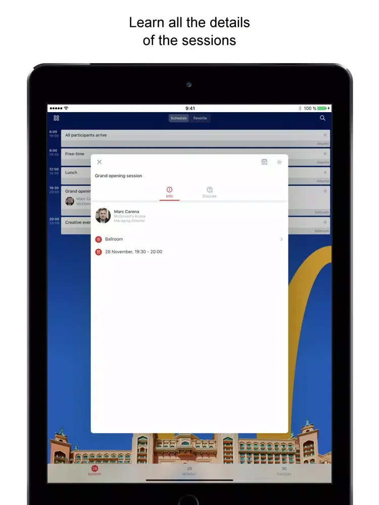 McDonald's Russia Convention iPad  স্ক্রিনশট