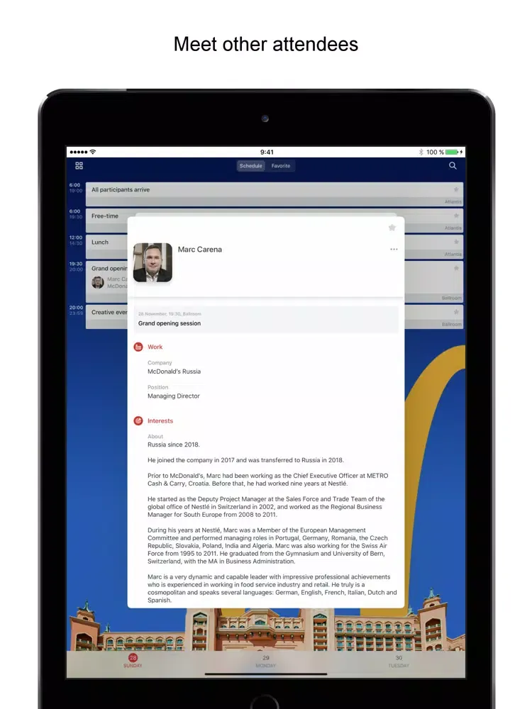 McDonald's Russia Convention iPad  স্ক্রিনশট