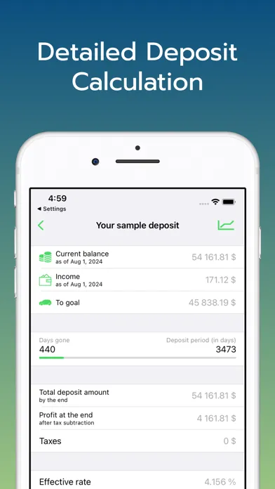 Savings Calculator & Tracker 스크린샷