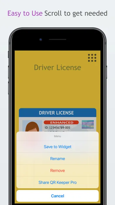 QR Keeper Pro: Widget & Wallet Screenshots