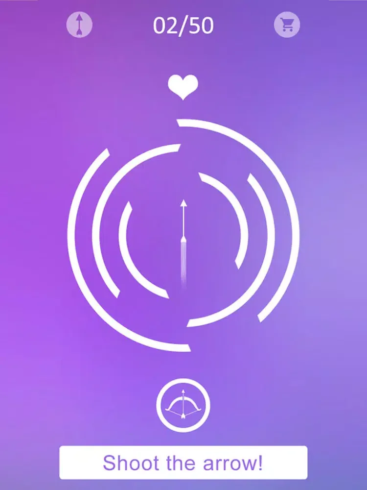 Amazing Cupid Arrow: Precision Archery Moving Maze iPad  스크린샷