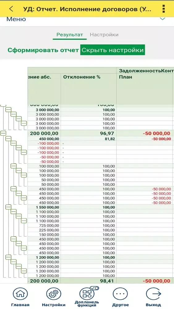 Capturas de tela do ITAN mobile сlient