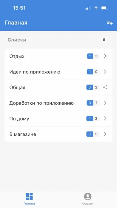 myTODO Screenshots