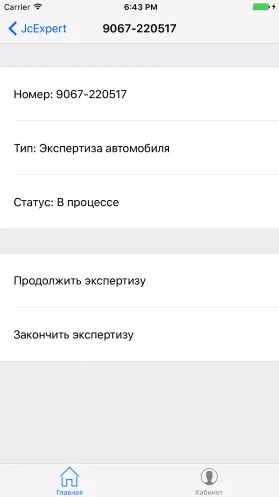Zrzuty ekranu JcExpert.ru: программа эксперта