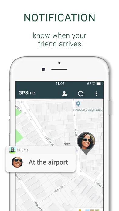 Ảnh chụp màn hình của GPSme Friends & Family Locator