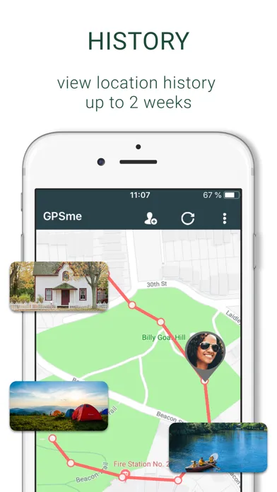 Ảnh chụp màn hình của GPSme Friends & Family Locator
