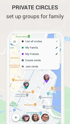 Capturas de pantalla de KidControl. Family GPS locator