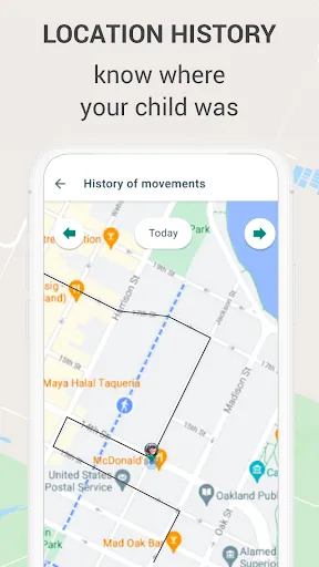 Capturas de pantalla de KidControl. Family GPS locator